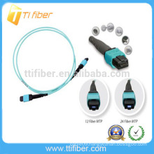 MTP / MPO - MTP/MPO OM3 Fiber Optic Patch Cord